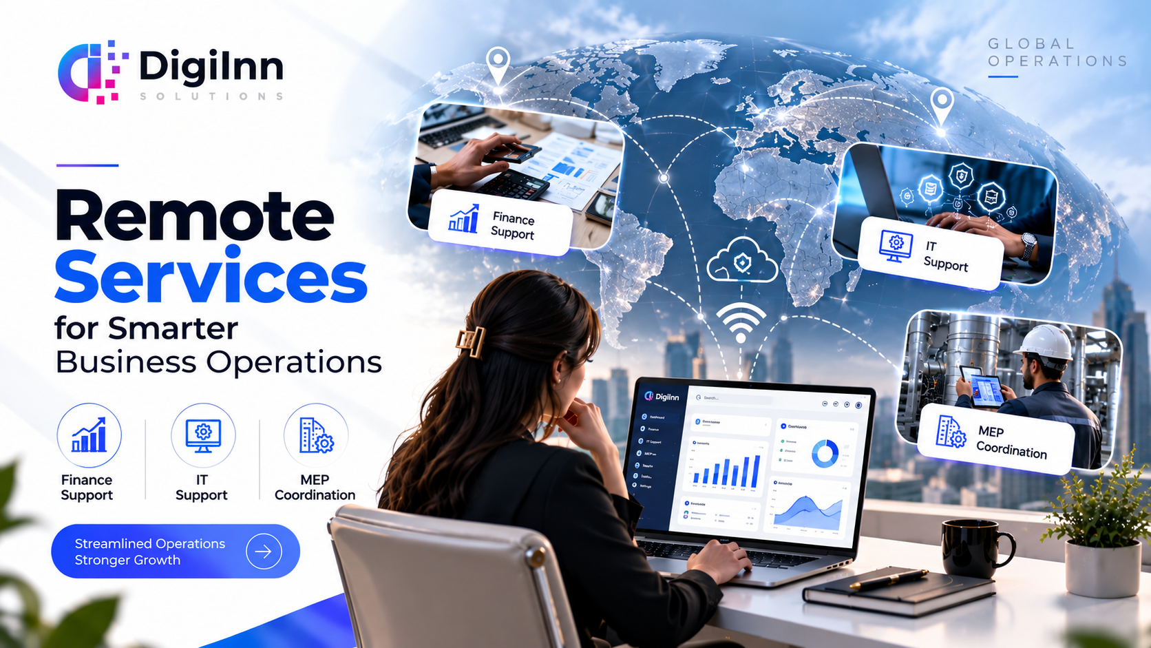 The Future of Business Operations: How Remote Services Help Companies Scale Globally
