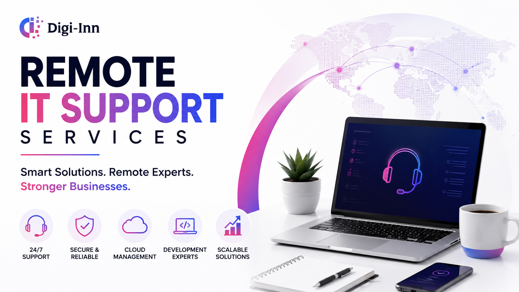 Remote IT Support Services | Managed IT Solutions | DigiInn Remote Solutions